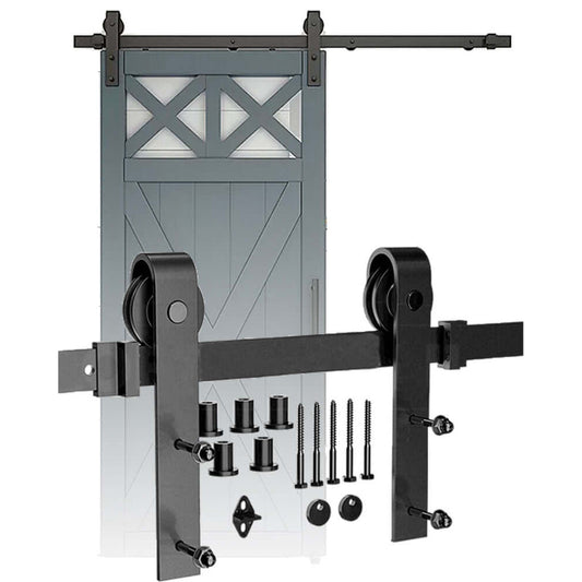 2 meter barn door hardware track