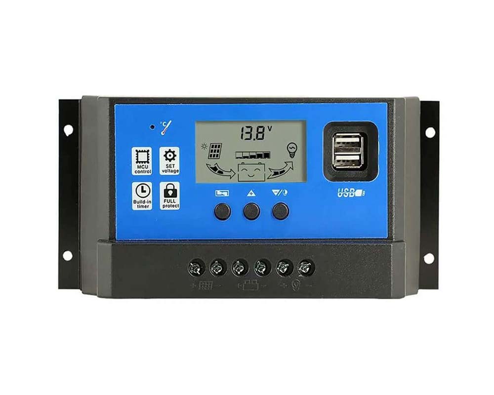 Solar controller with cooling vents