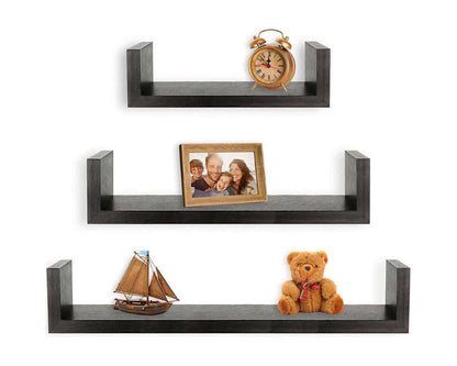 Easy install wall shelves
