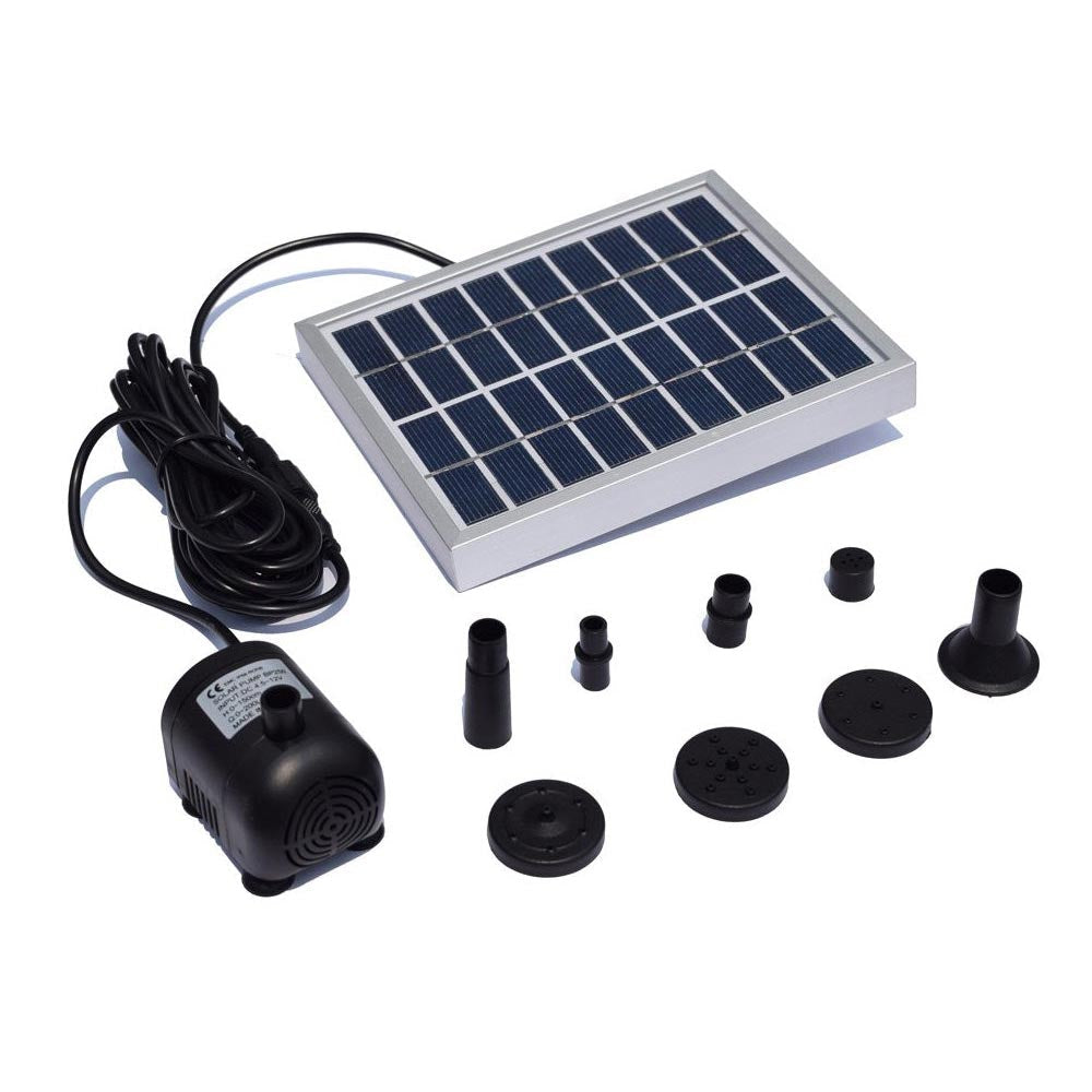 Solar powered water fountain
