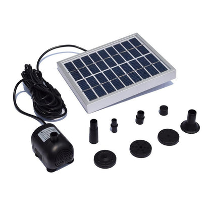 Solar powered water fountain