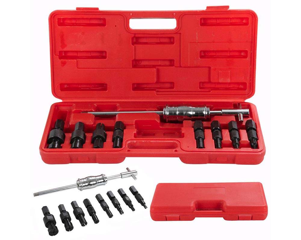 9pc Bearing Extractor Blind Hole Inner Puller Set