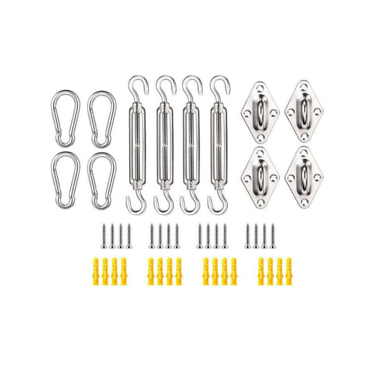 Sun Shade Sail Hardware 24 Pcs