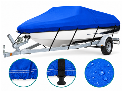 Boat Cover Heavy Duty 600D Waterproof UV Resistant 20 to 22FT