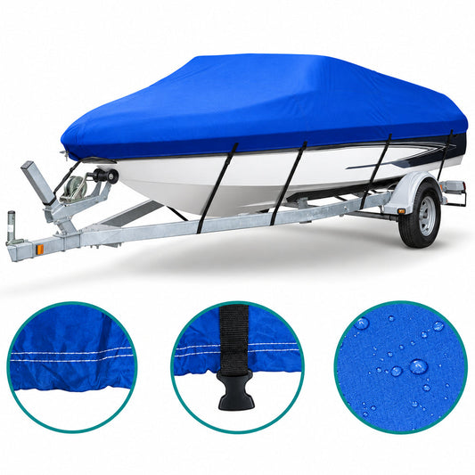 Boat Cover Heavy Duty 600D Waterproof UV Resistant 20 to 22FT