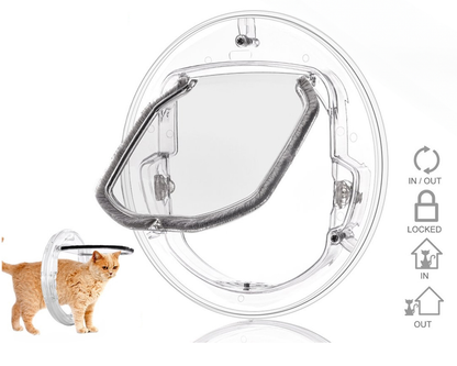 Weather resistant cat door