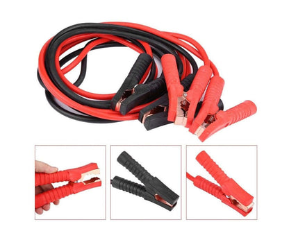 red and black jumper cables