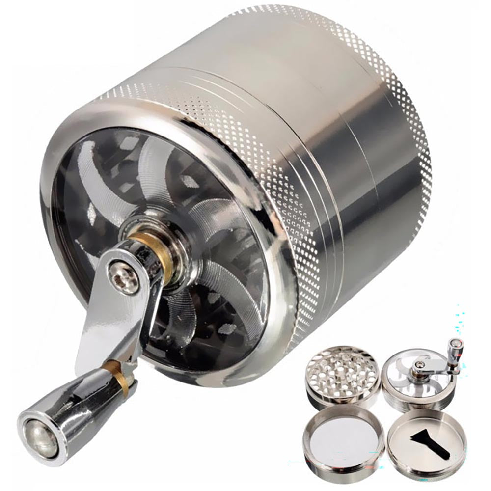 4 layers herb grinder top view