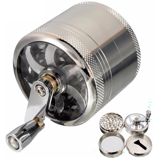 4 layers herb grinder top view