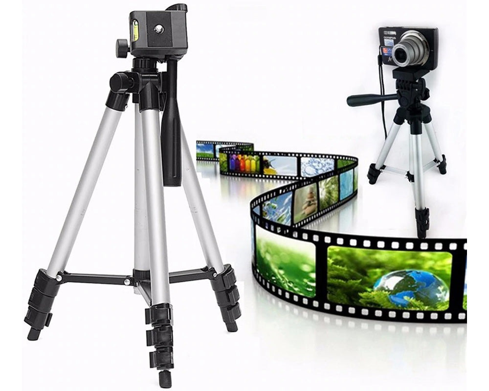 Stable tripod with antislip pads
