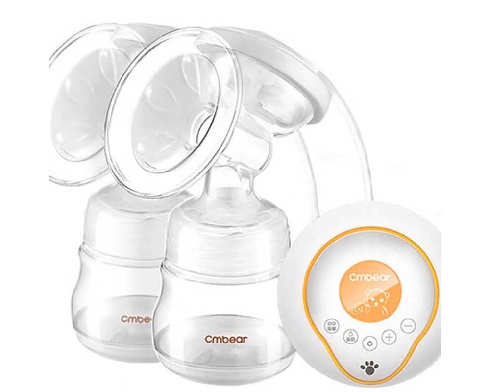 Dual collection breast pump