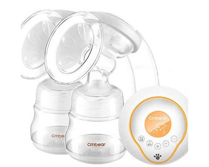 Dual collection breast pump
