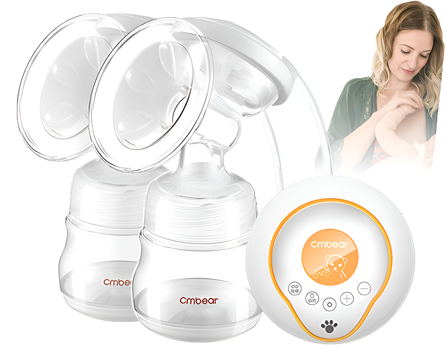 Electric pump for milk expression