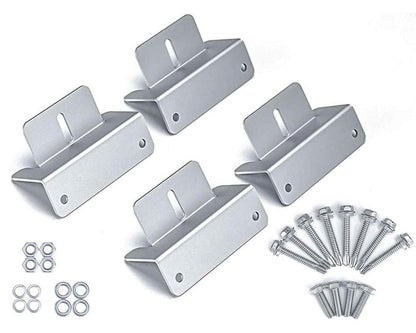 Solar Panel Mount Kit - Z Bracket For Rv/Roof Z Bracket For Rv/Roof Solar Panel Mounting Kit 4 Pcs