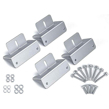 Solar Panel Mount Kit - Z Bracket For Rv/Roof Z Bracket For Rv/Roof Solar Panel Mounting Kit 4 Pcs