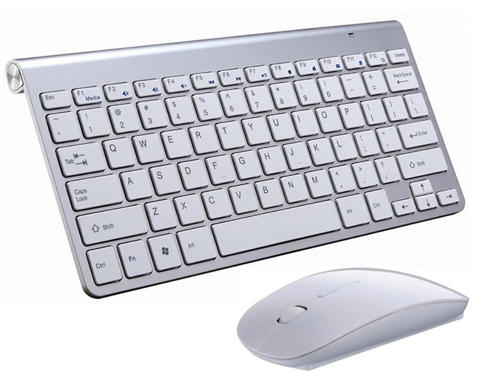 Keyboard with media keys