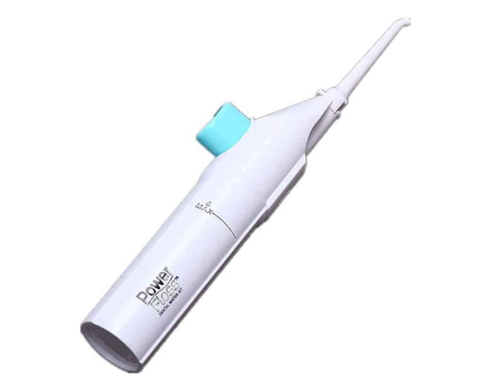 Plastic water flosser device