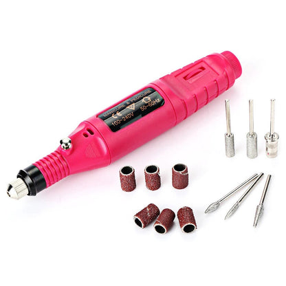 pink electric nail drill