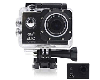 Camera with wide angle lens