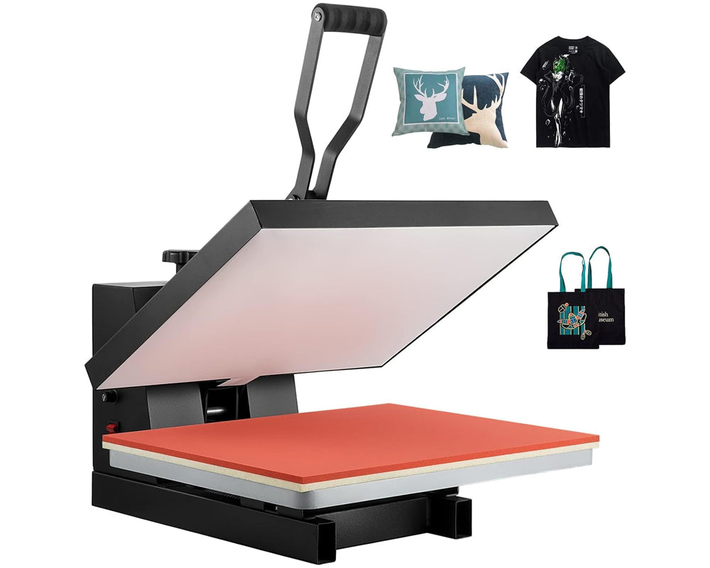 heat press with silicone pad