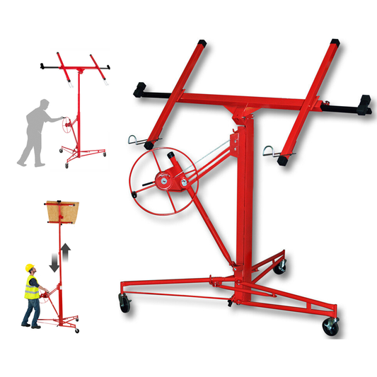 Drywall panel lifter full view