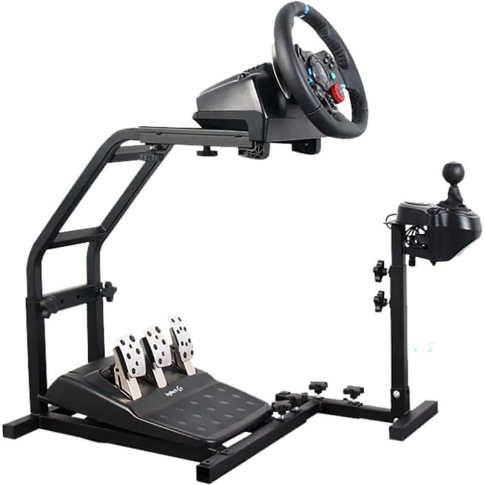 Gaming wheel stand iron frame