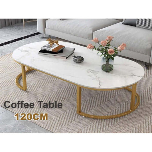 Marble top coffee table