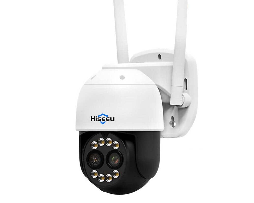 Security camera with mounting kit