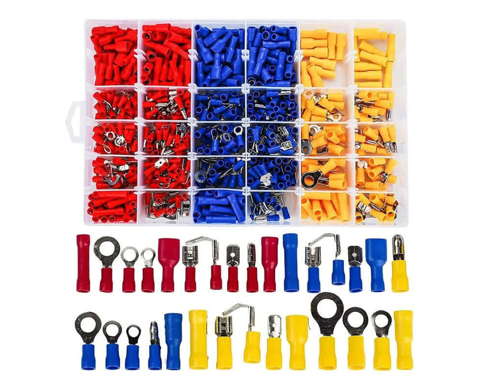 Wire connectors kit with labels