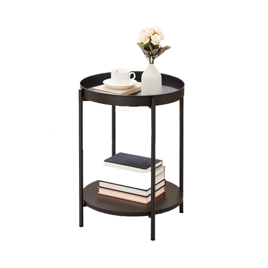 VASAGLE Bed Side Tables End Table Black