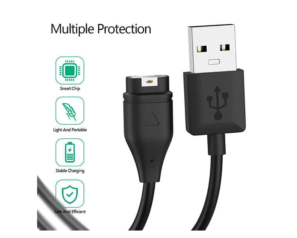 Portable Garmin watch charging cable