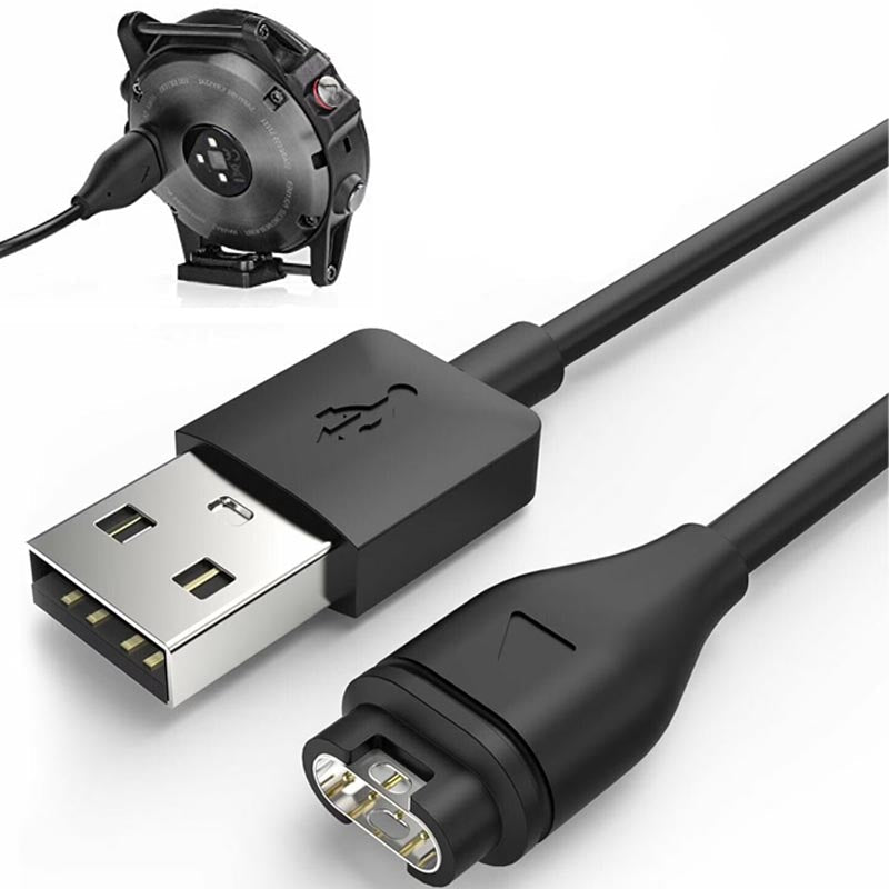 Garmin watch charging cable USB connector
