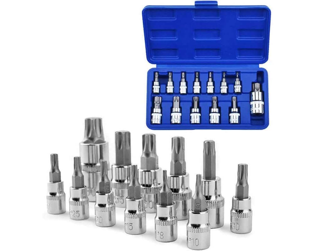 Torx bits on workbench