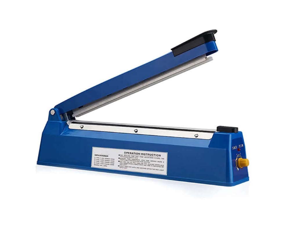 Heat sealer temperature dial