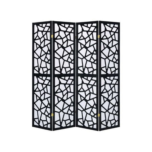 wood frame room divider