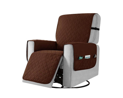 Recliner Chair Cover Sofa Slipcover Couch Protector with Non Slip Strap