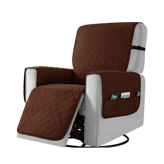 Recliner Chair Cover Sofa Slipcover Couch Protector with Non Slip Strap