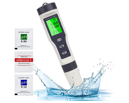 Portable pH and TDS meter