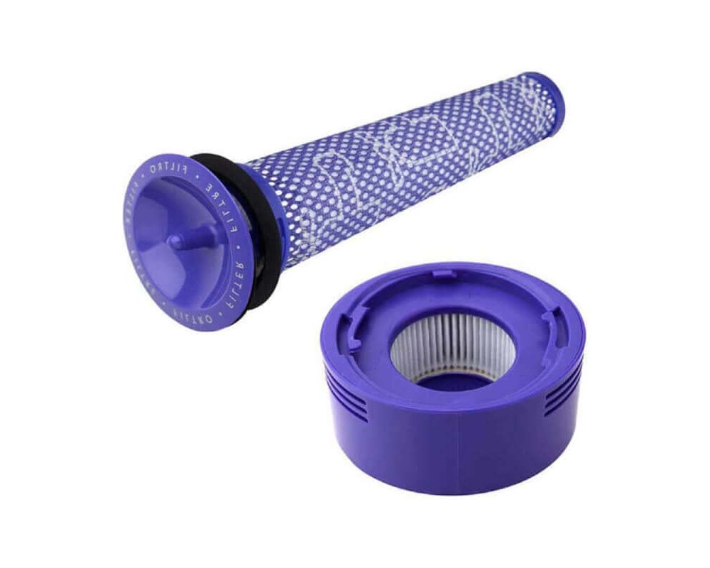 Purple vacuum filter parts