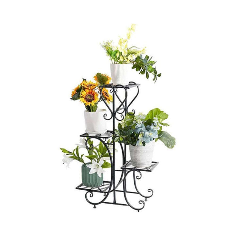 4 tier metal plant stand