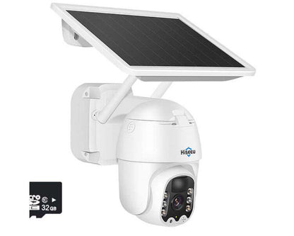 Home security solar camera