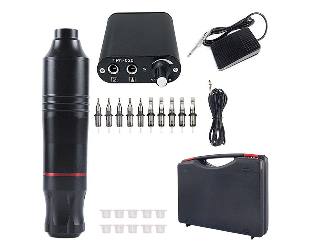black tattoo kit set