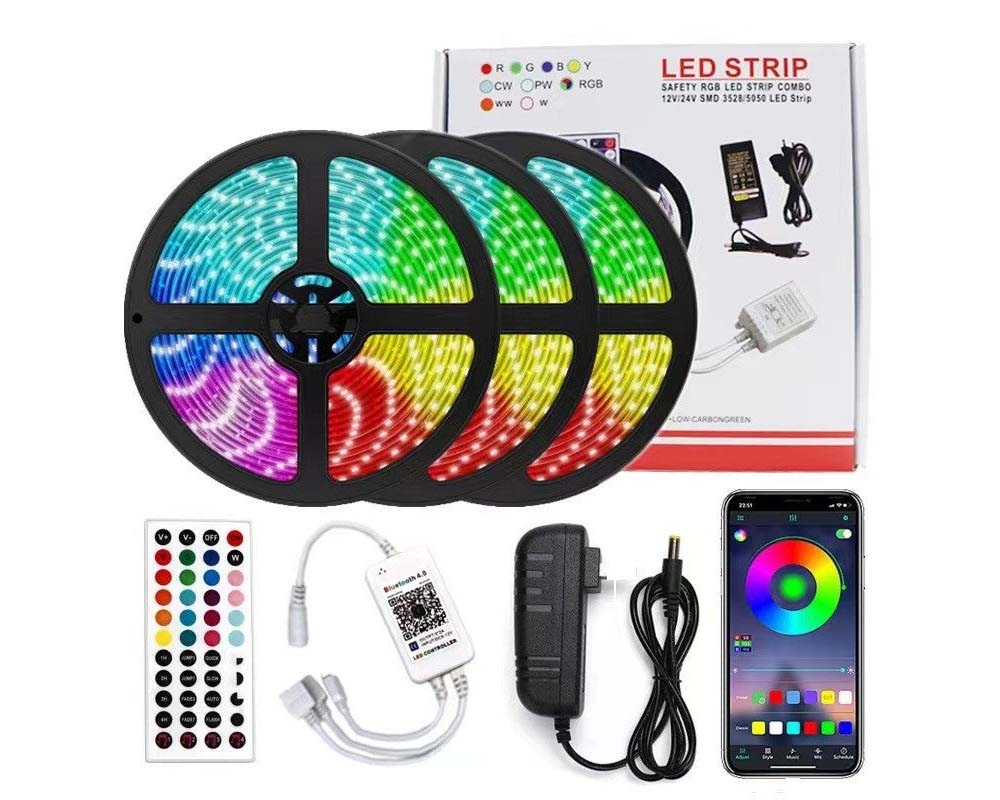 LED strip smartphone control