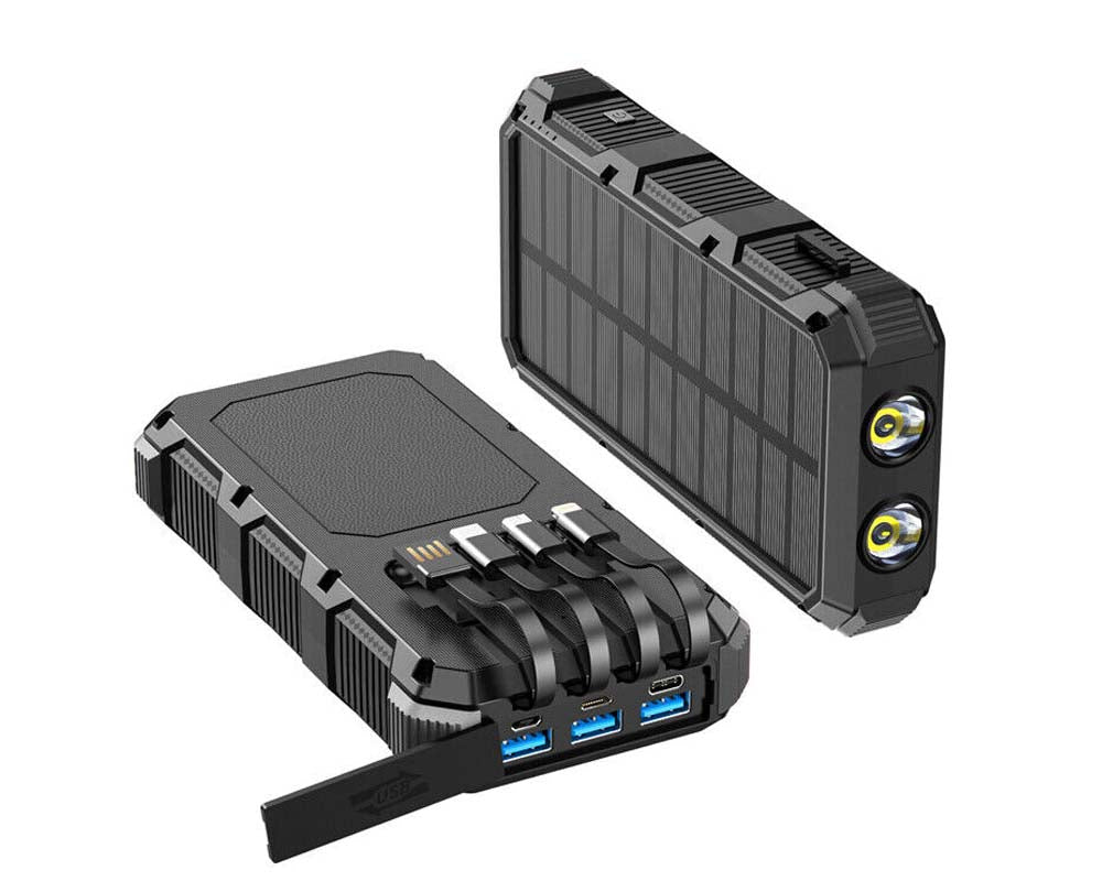 Solar power bank for travel