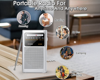 Portable Stereo AM FM Radio