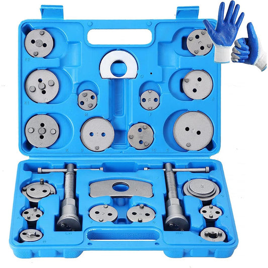 Disc brake caliper tool set