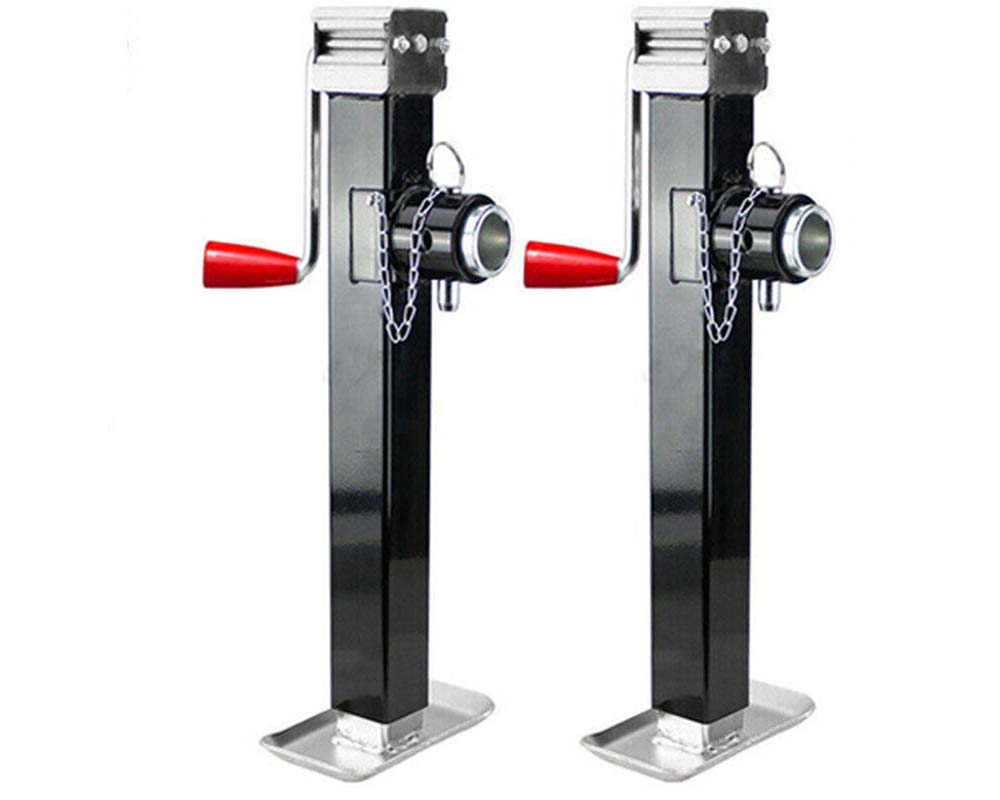 Tilting trailer jack
