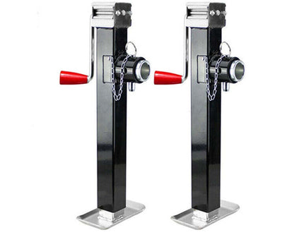 Tilting trailer jack