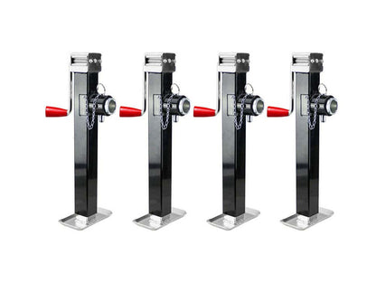 Tilting and swiveling jacks