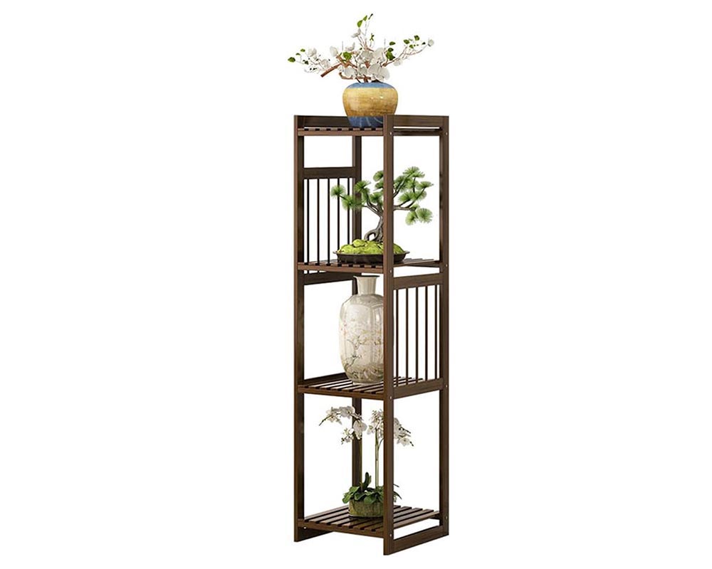 bamboo shelf for plants